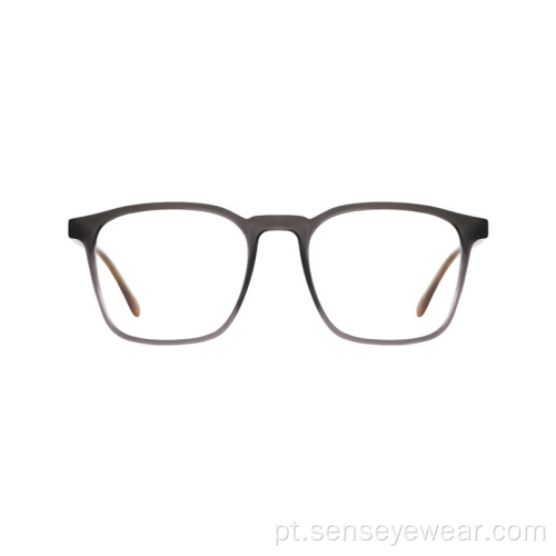 Óculos quadrados quadro de vidros ópticos de acetato ecológico